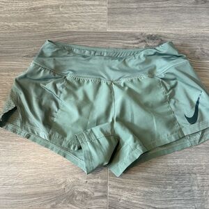 Nike Women's Sage Green Athletic Shorts